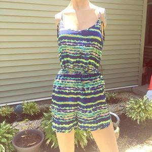 Multi colored romper